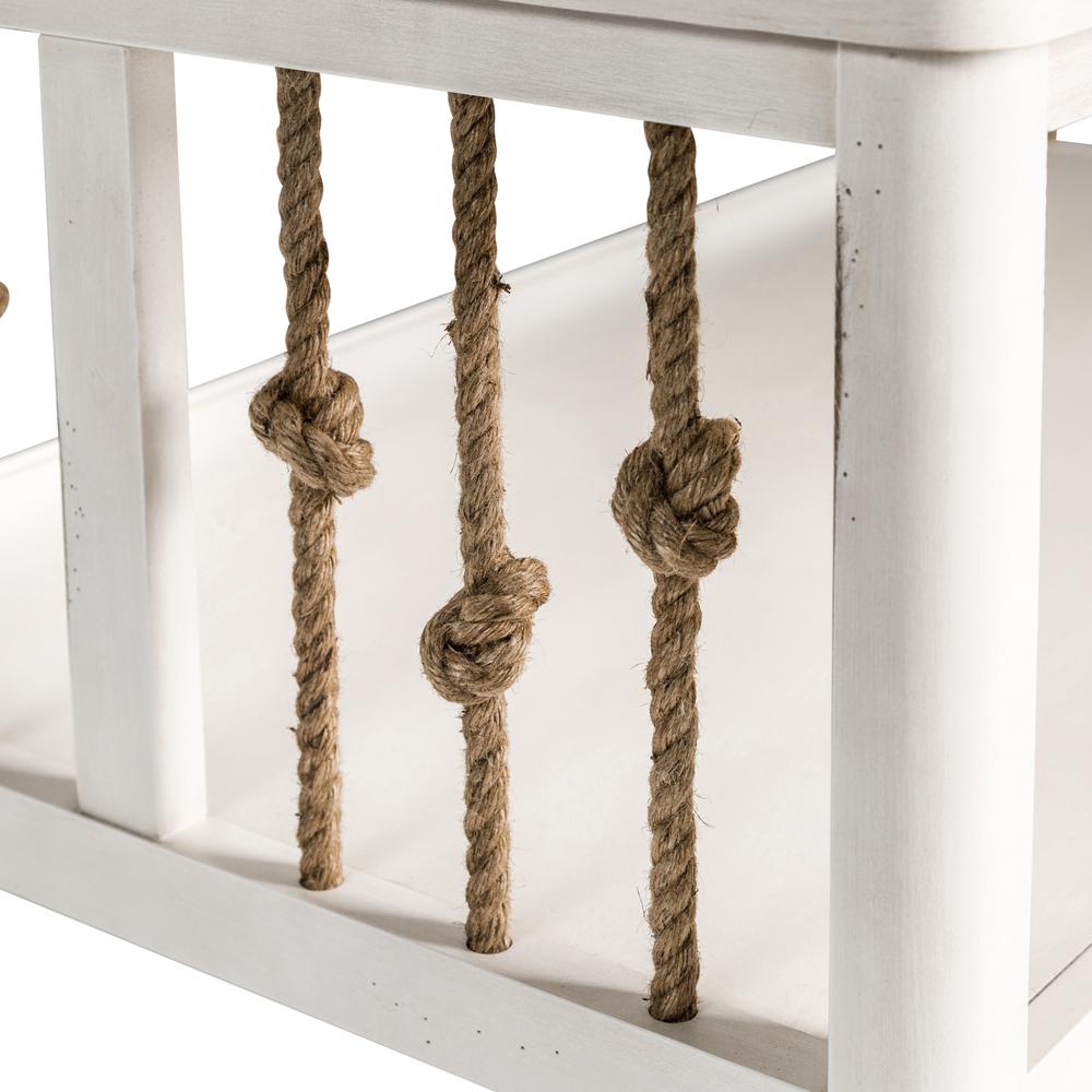 Dockside Cocktail Table in White