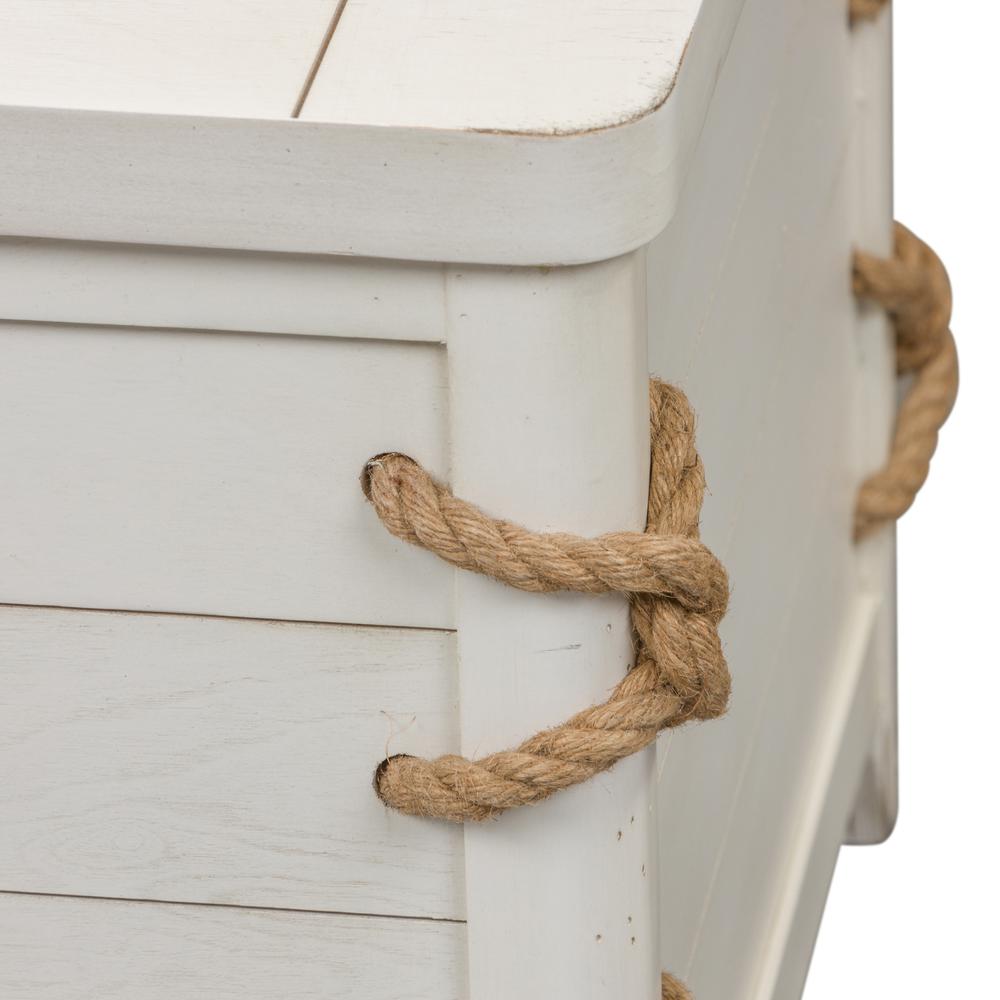 Dockside Storage Trunk in White