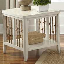 Dockside End Table in White