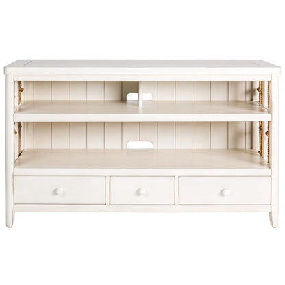 Dockside TV Console in White