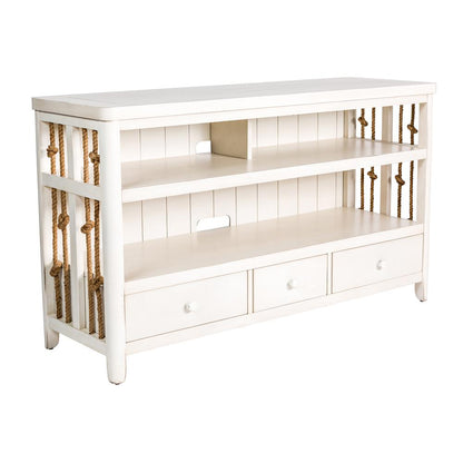 Dockside TV Console in White