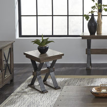 Sonoma Road Chair Side Table in Weathered Beaten Bark
