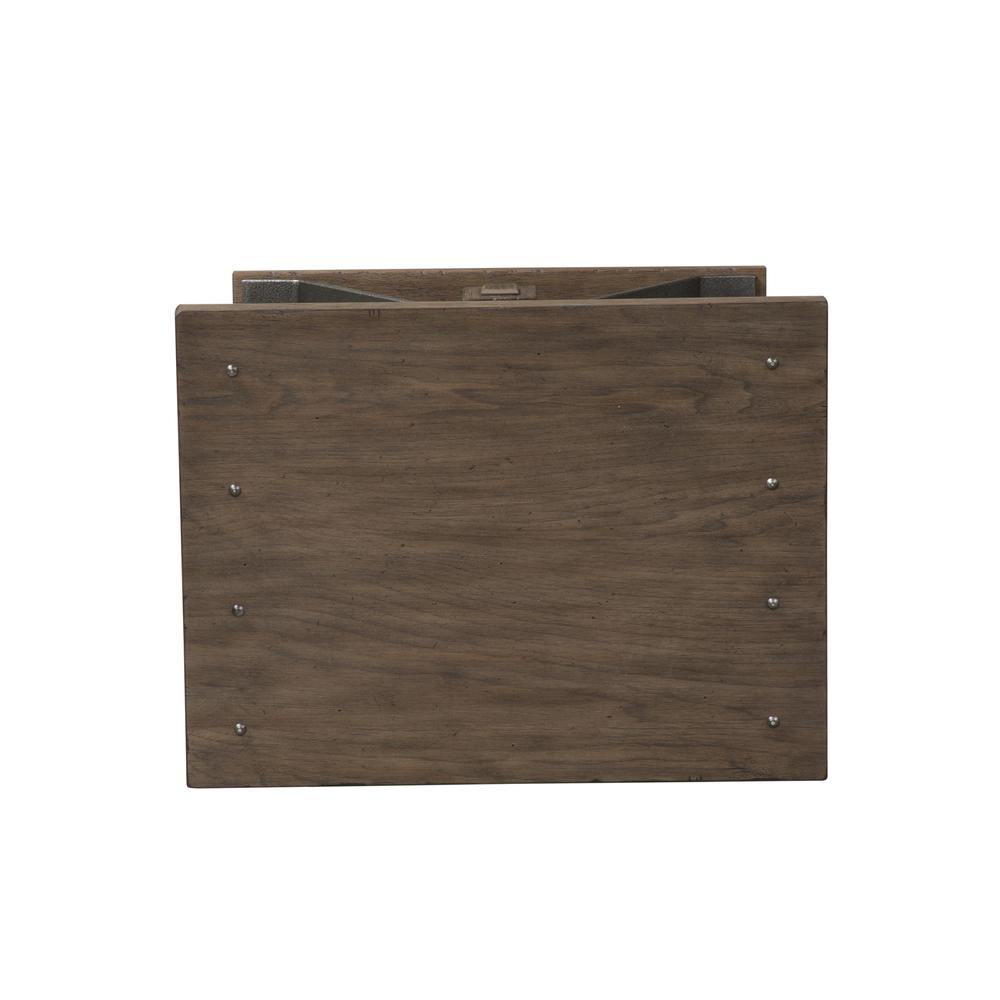 Sonoma Road Chair Side Table in Weathered Beaten Bark