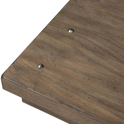 Sonoma Road Chair Side Table in Weathered Beaten Bark