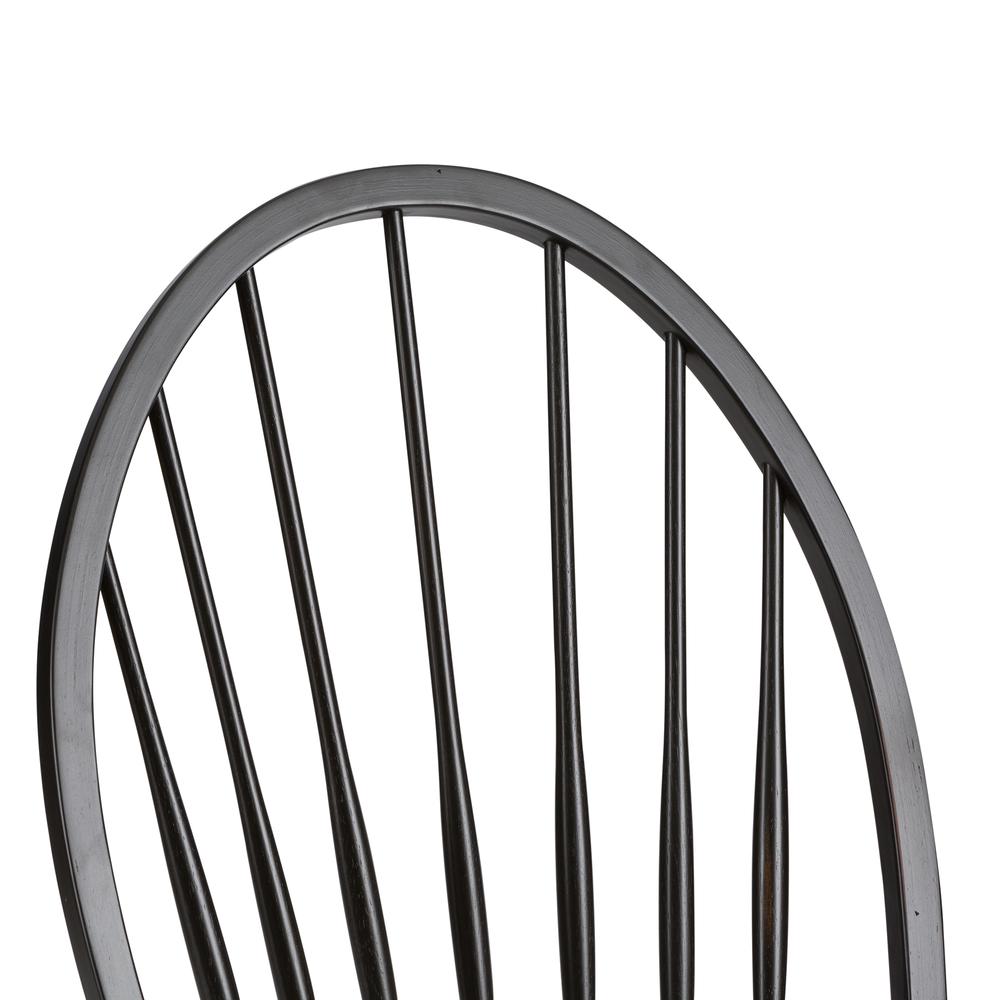 Hearthstone Ridge Windsor Back Side Chair - Black-Set of 2 in Tobacco