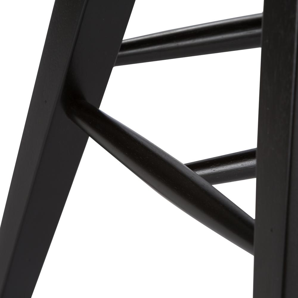 Hearthstone Ridge Windsor Back Side Chair - Black-Set of 2 in Tobacco