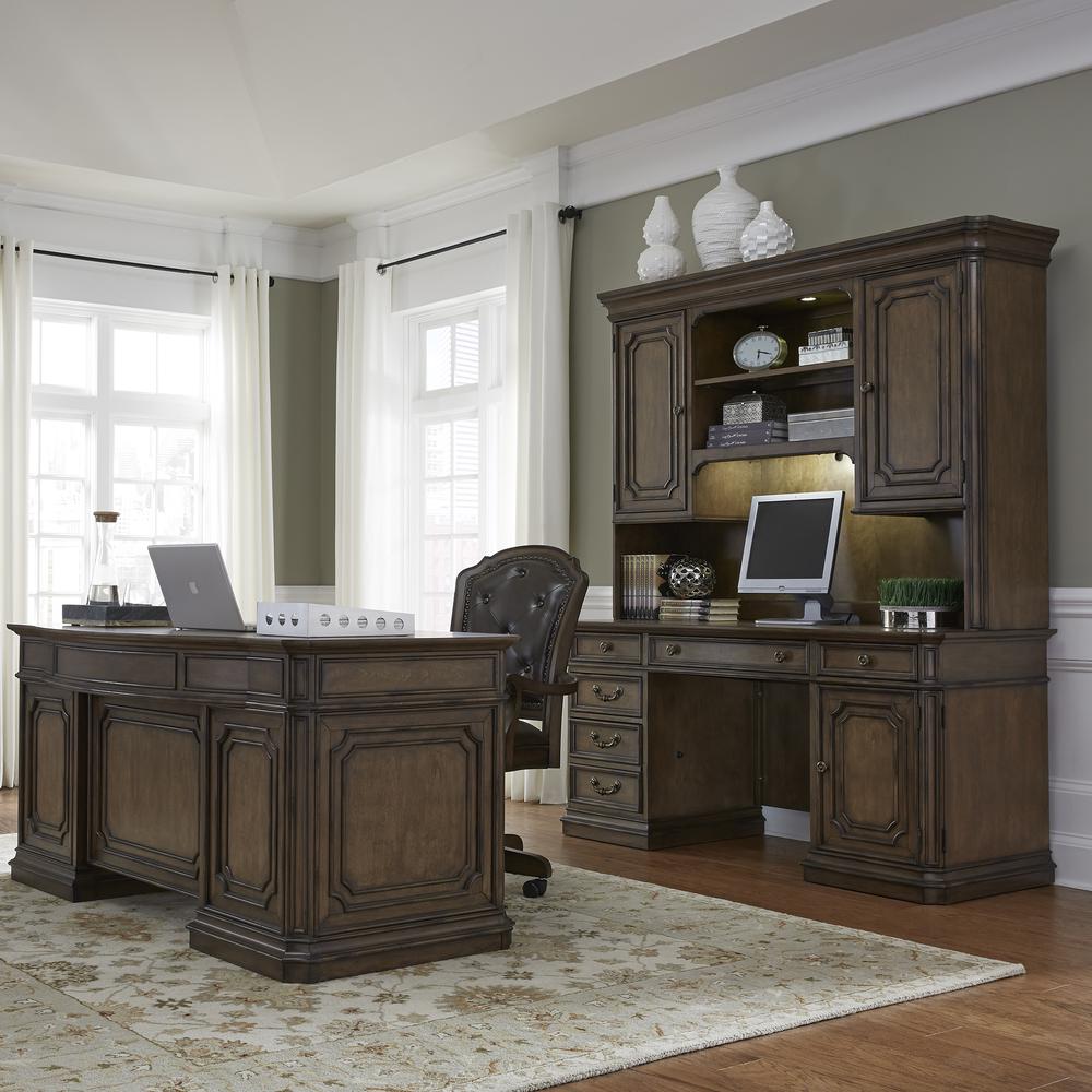 Amelia 5 Piece Jr Executive set in Antique Toffee