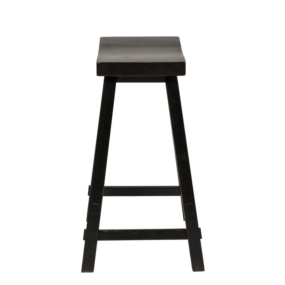 Creations 24 Inch Sawhorse Counter Stool - Black (RTA) in Various