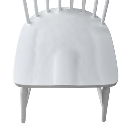 Spindle Back Side Chair (RTA) - Set of 2 Contemporary White