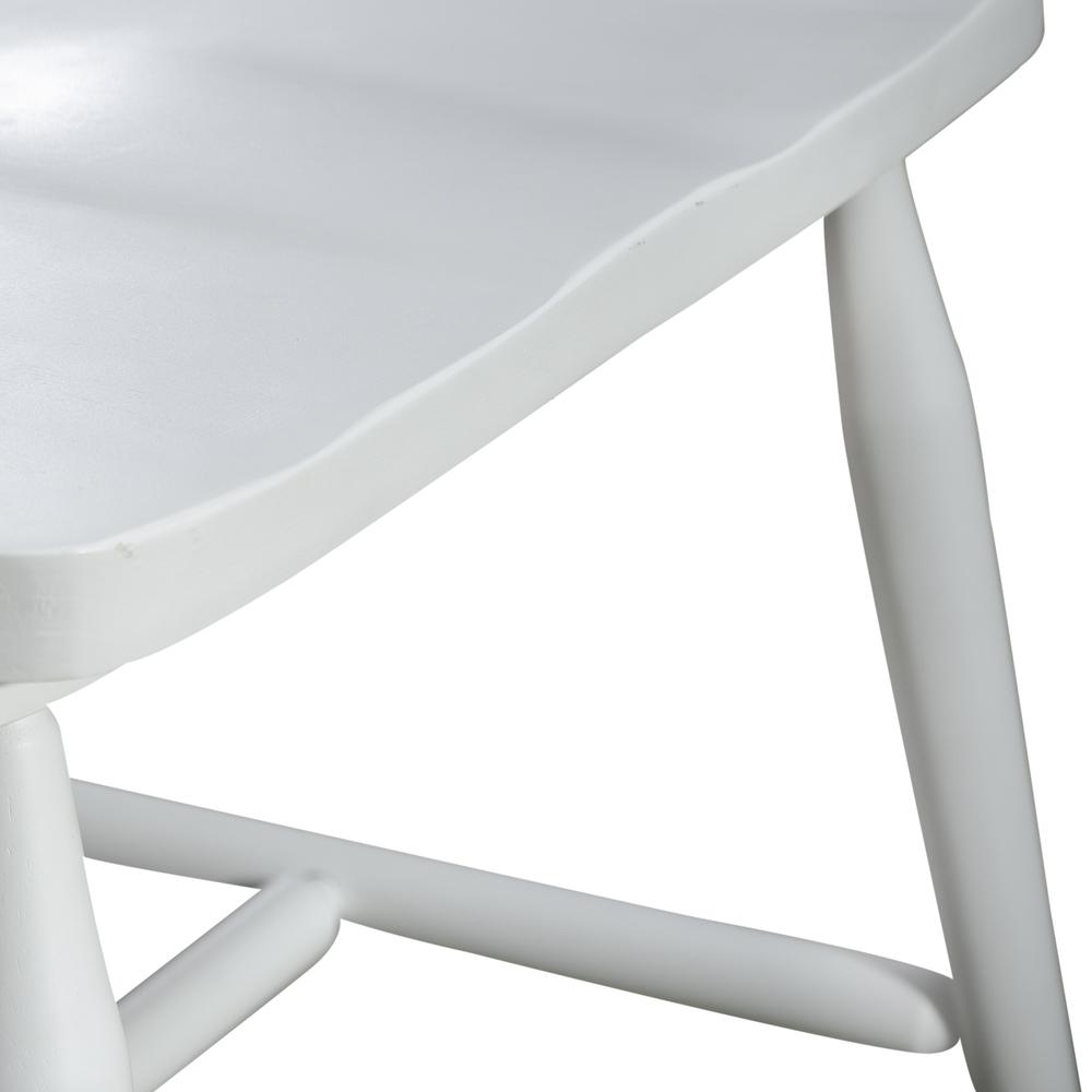 Spindle Back Side Chair (RTA) - Set of 2 Contemporary White