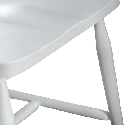 Spindle Back Side Chair (RTA) - Set of 2 Contemporary White