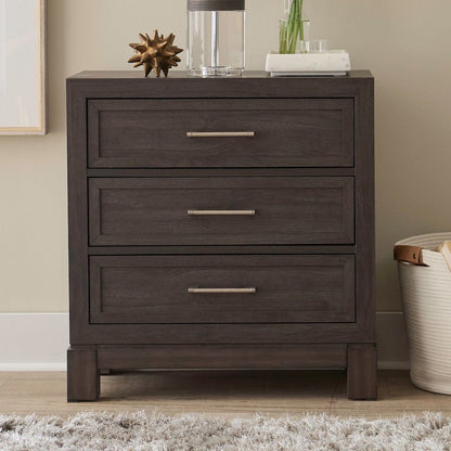 Queen Upholstered Bed, Dresser & Mirror, Night Stand Bedroom Set - Caffe