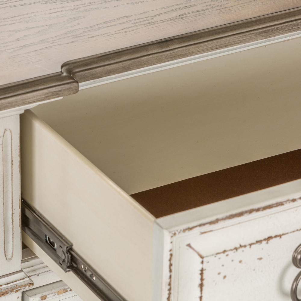 Abbey Park 5 Drawer Chest in Antique White