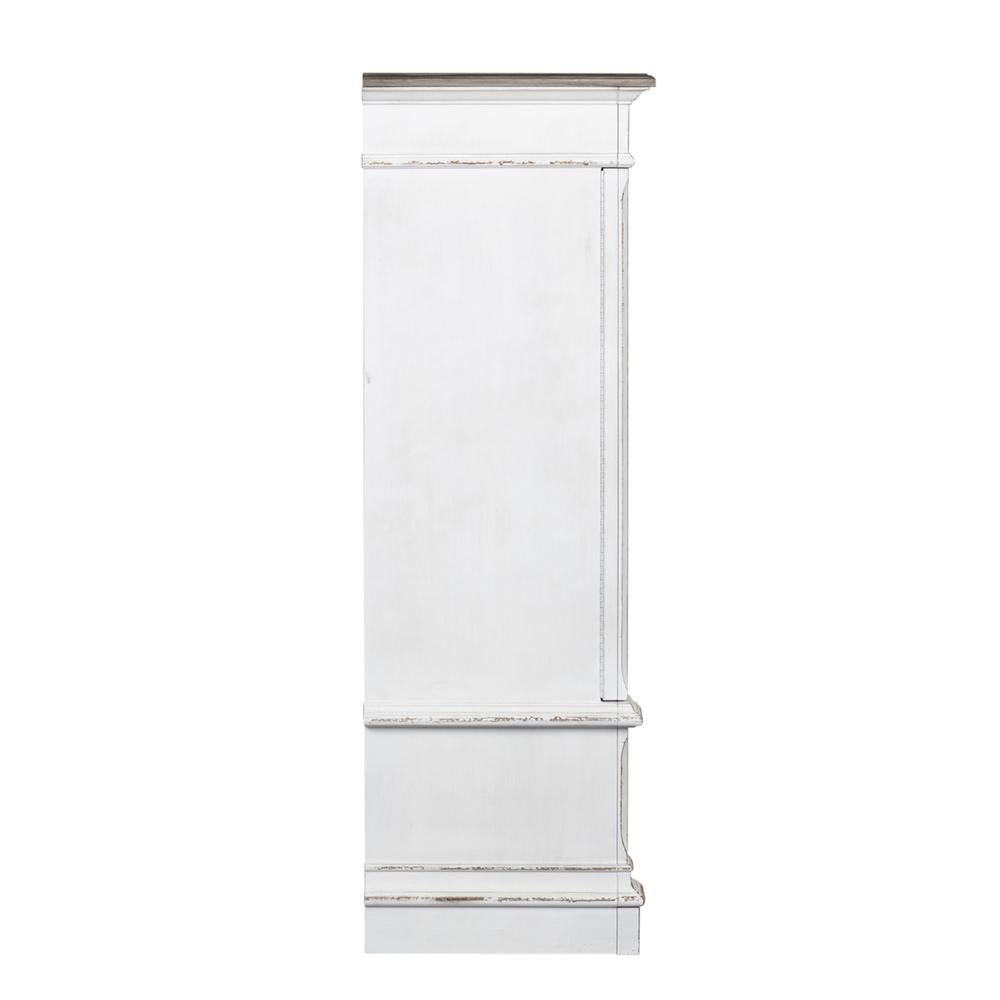 Abbey Park Mirrored Door Chest in Antique White