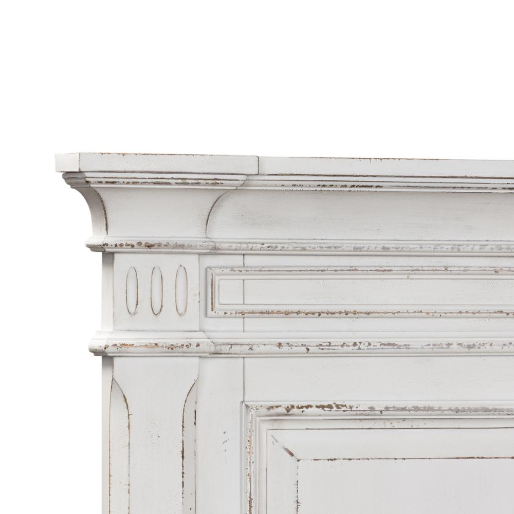 Abbey Park King Panel Bed in Antique White