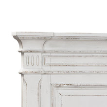 Abbey Park King Panel Bed in Antique White