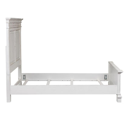Abbey Park Queen Panel Bed in Antique White