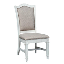 Abbey Park Upholstered Side Chair (RTA)-Set of 2 in Antique White