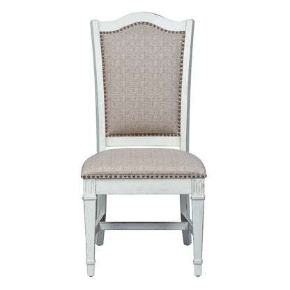 Abbey Park Uph Side Chair (RTA) in Antique White