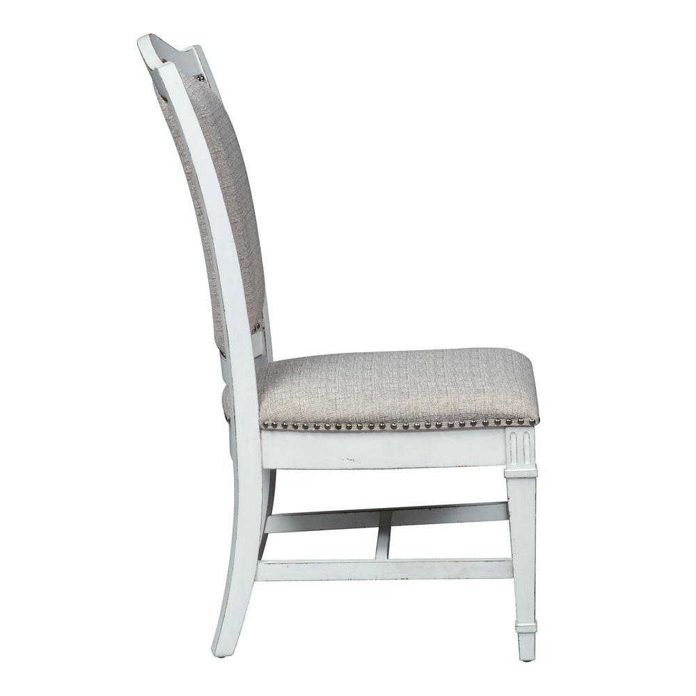 Abbey Park Uph Side Chair (RTA) in Antique White