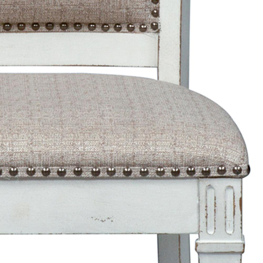 Abbey Park Uph Side Chair (RTA) in Antique White