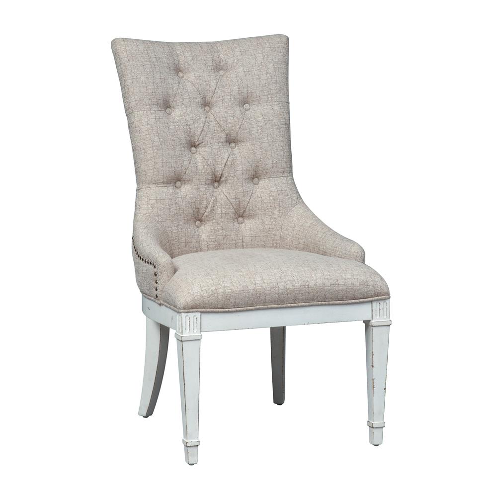 Abbey Park Hostess Chair-Set of 2 in Antique White