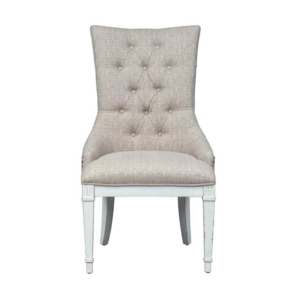 Abbey Park Hostess Chair-Set of 2 in Antique White