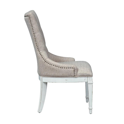 Abbey Park Hostess Chair-Set of 2 in Antique White