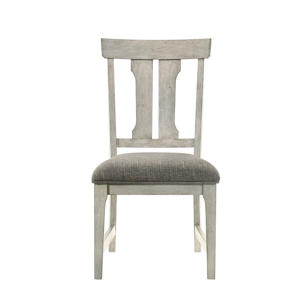 Hallendale Splat Back Side Chair (RTA) - Set of 2 - Gravel Wash