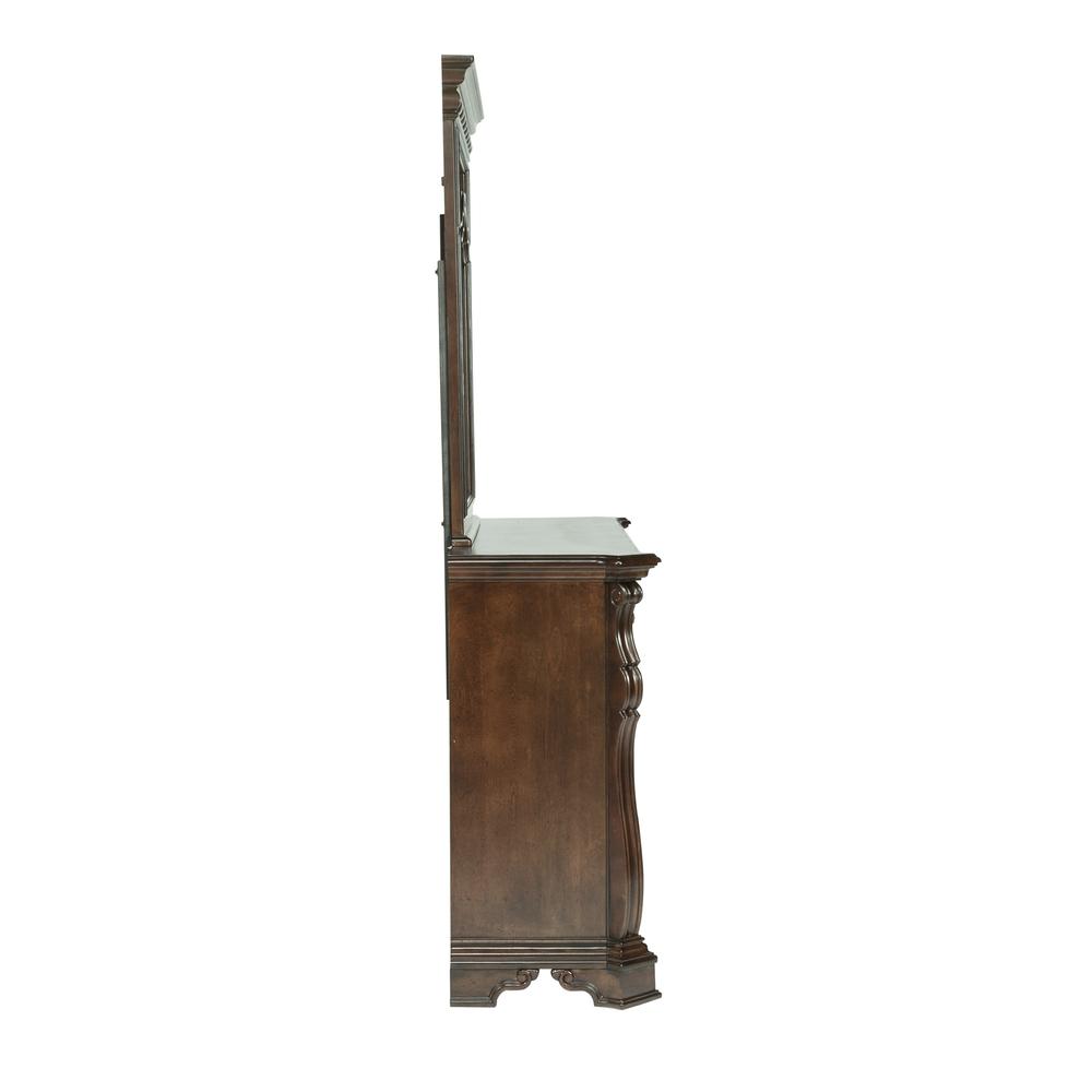 Arbor Place Dresser & Mirror in Brownstone