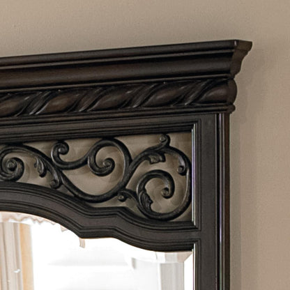 Arbor Place Dresser & Mirror in Brownstone