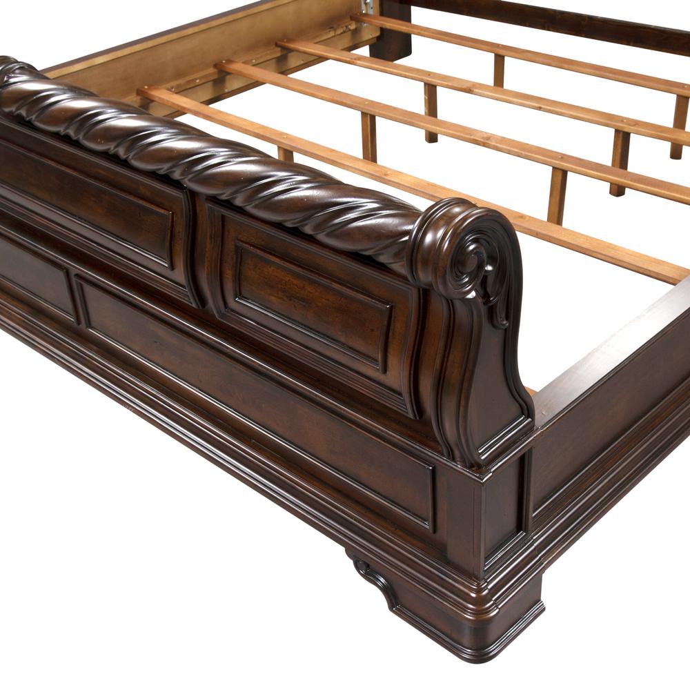 Arbor Place King Sleigh Bed in Brownstone