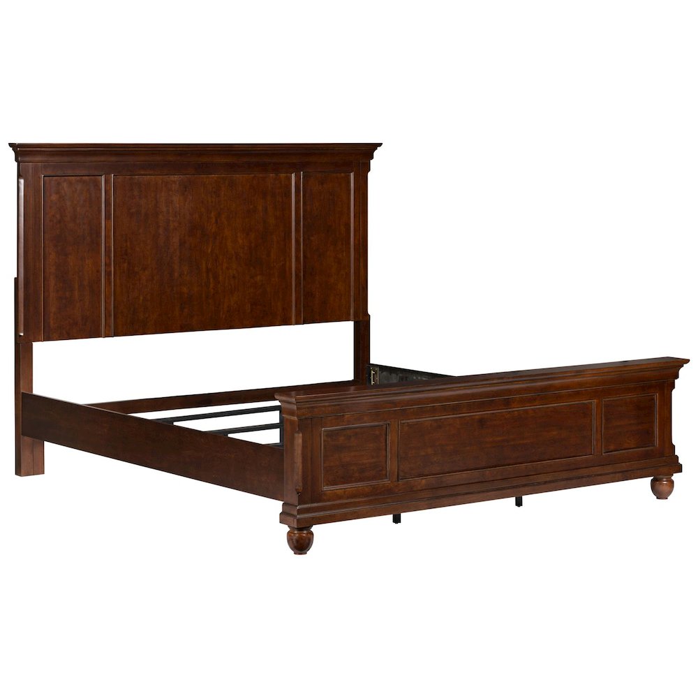 Rustic Traditions California King Panel Bed - Rustic Cherry Wood