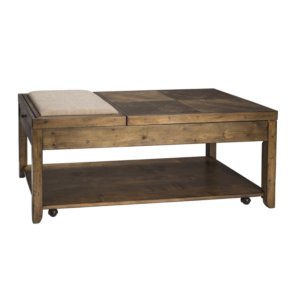 Mitchell Cocktail Table in Nutmeg