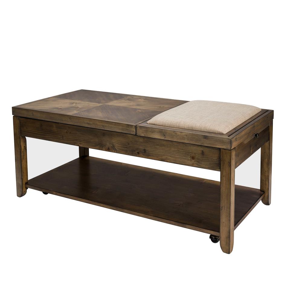 Mitchell Cocktail Table in Nutmeg