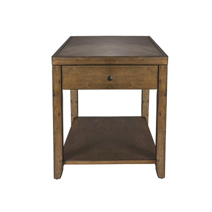 Mitchell End Table in Nutmeg