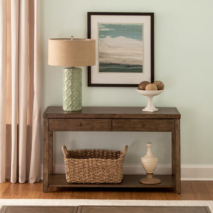 Mitchell Sofa Table in Nutmeg