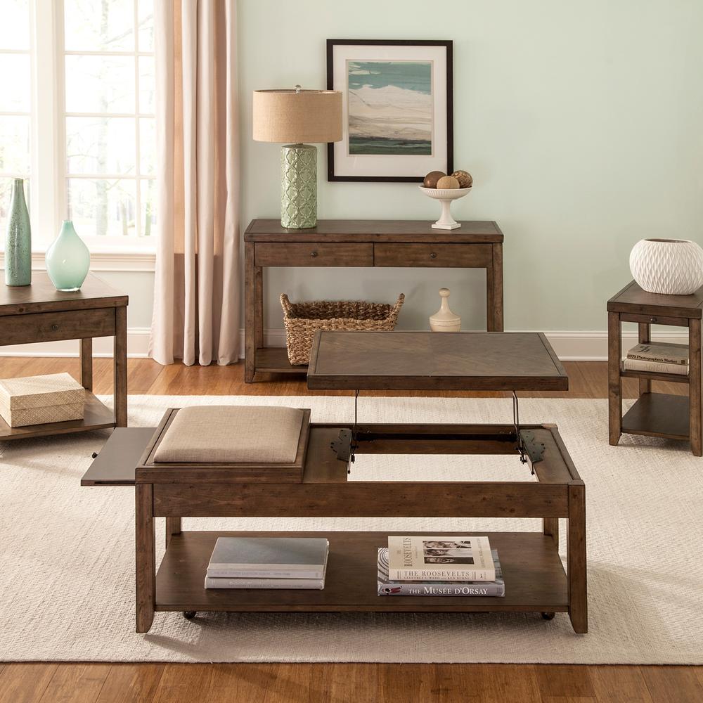 Mitchell Sofa Table in Nutmeg