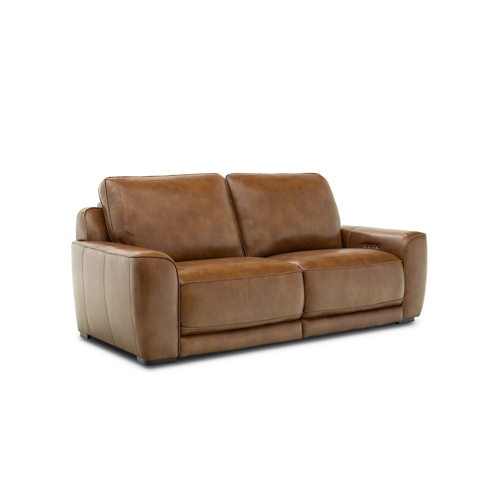 Blake Power Recline Set with Sofa, Loveseat & Recliner - Venetian Honey Leather