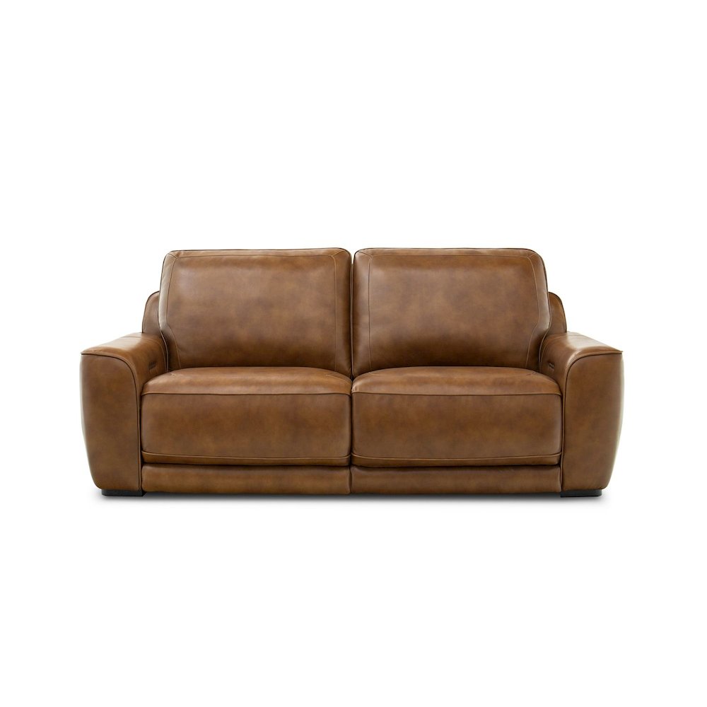 Blake Power Recline Set with Sofa, Loveseat & Recliner - Venetian Honey Leather