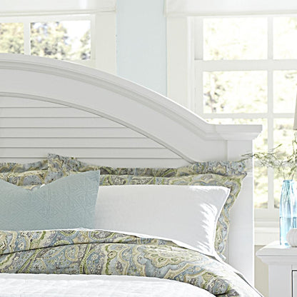 Summer House I Queen Panel Headboard in Oyster White