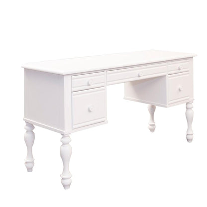 Summer House I Vanity Desk in Oyster White