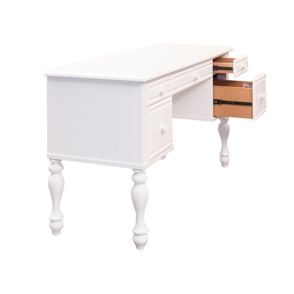 Summer House I Vanity Desk in Oyster White
