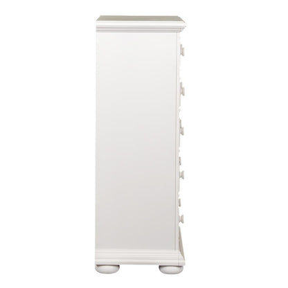 Summer House 5 Drawer Chest in Oyster White