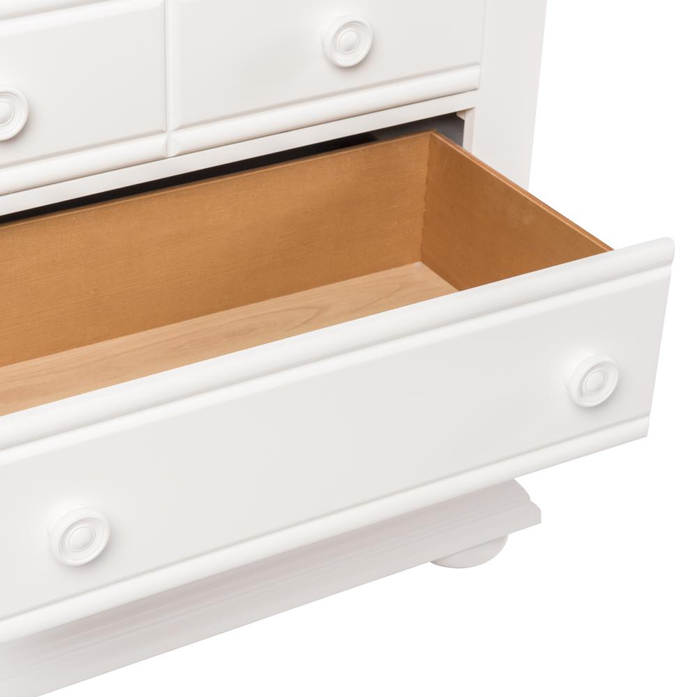 Summer House I 5 Drawer Chest in Oyster White