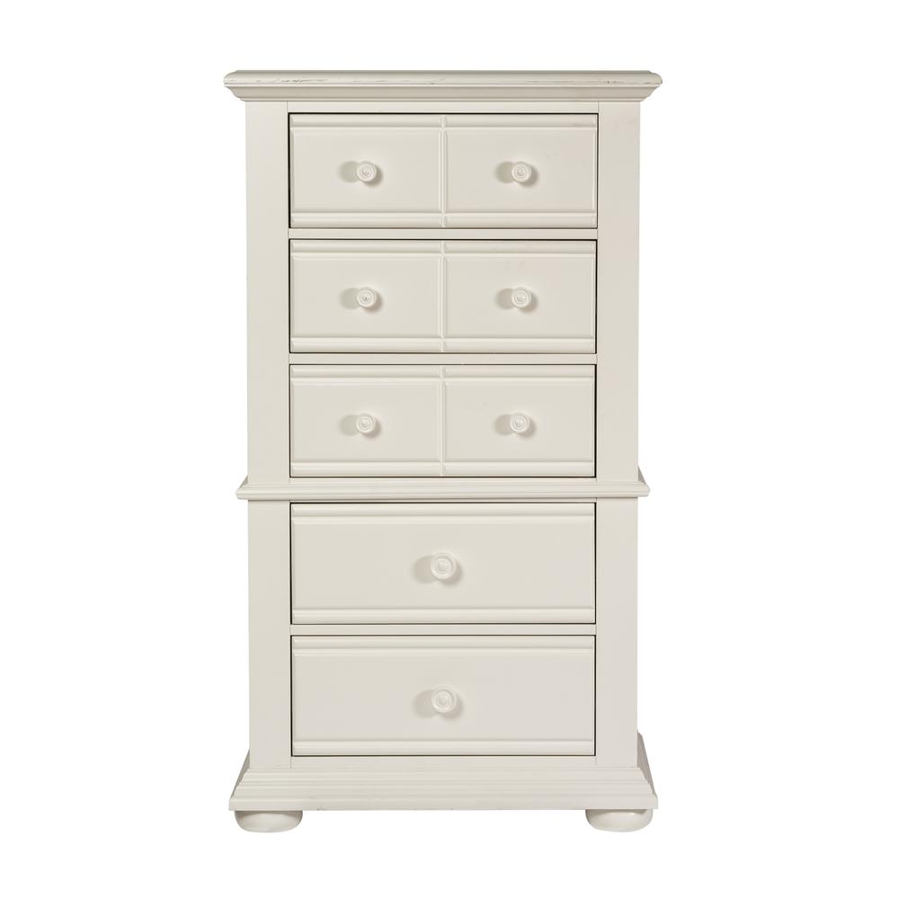 Summer House I Lingerie Chest in Oyster White