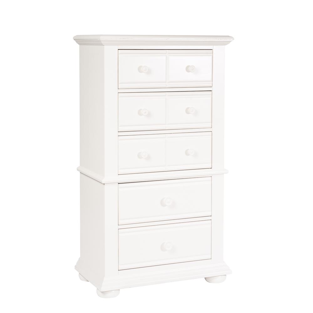 Summer House I Lingerie Chest in Oyster White