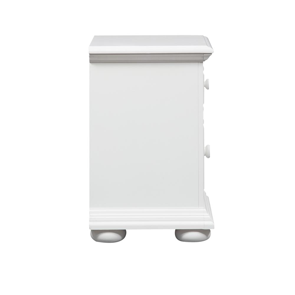 Summer House 2 Drawer Night Stand in Oyster White