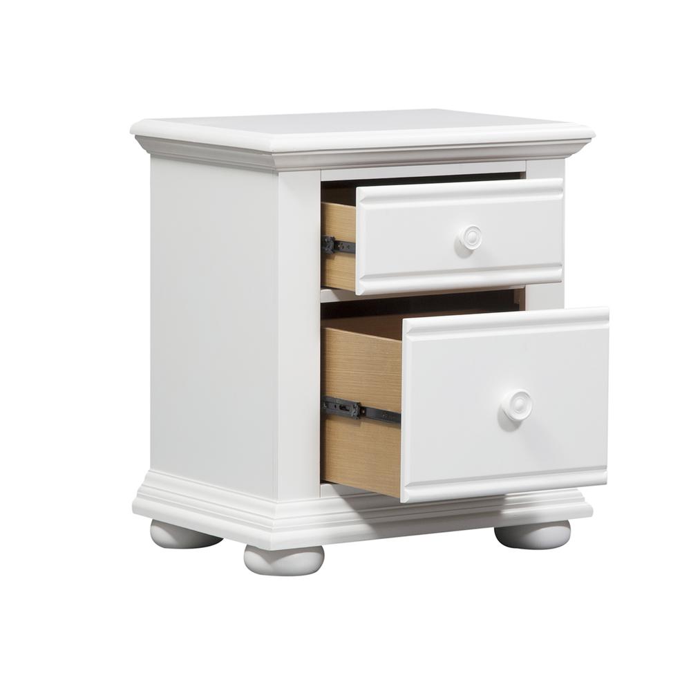 Summer House 2 Drawer Night Stand in Oyster White