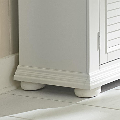 Summer House I Dresser & Mirror in Oyster White